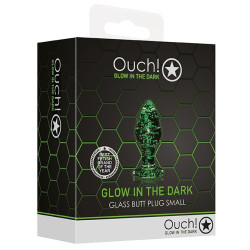 Ouch! Glow Plug en verre Phosphorescent Butt Glow S 6 x 2.7cm